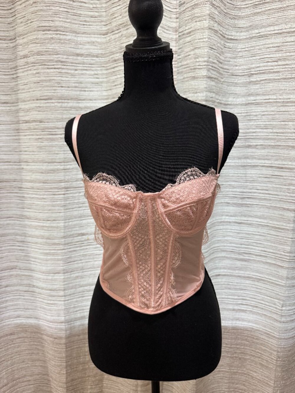 Pink Corset Top Size Small